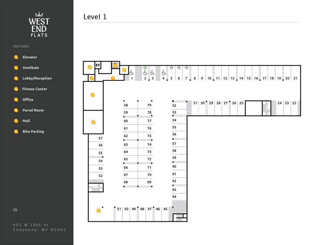 West End Flats_Bldg Map_Level 1
